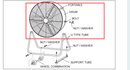 DRUM of 24 Inch Yellow Drum Fan