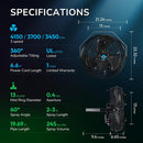 Tornado 18 Inch Outdoor Misting Fan High Velocity Metal Industrial Wall Mount Fan For Commercial