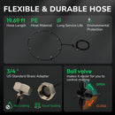 Tornado 24 Inch High Velocity Oscillating Wall Mount Fan with Pre-Installed Misting Kit