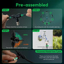 Tornado 13 Inch Misting Kit for Cooling Outdoor, Portable Misters for Outside Patio
