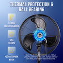Tornado 20 Inch High Velocity Metal Oscillating Pedestal Fan Water-Resistant