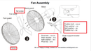 Screws of HI-FAN-24MOWF-WR-1P