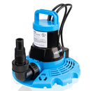 Hexago Automatic Swimming Pool Cover Pump, 1/3HP Submersible Water Pump with Check Valve Adapter & 33FT Power Cord, 2300GPH Water Removal Cover Pump for Pool, Hot Tubs, Rooftops and Water Beds