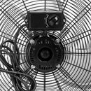 Tornado 20'' High Velocity Metal Floor Fan, 120°Tilt, 6.0 FT Cord, 3-Speed - 4750 CFM - UL